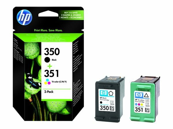 HP 350 og 351 C/M/Y/K blæk