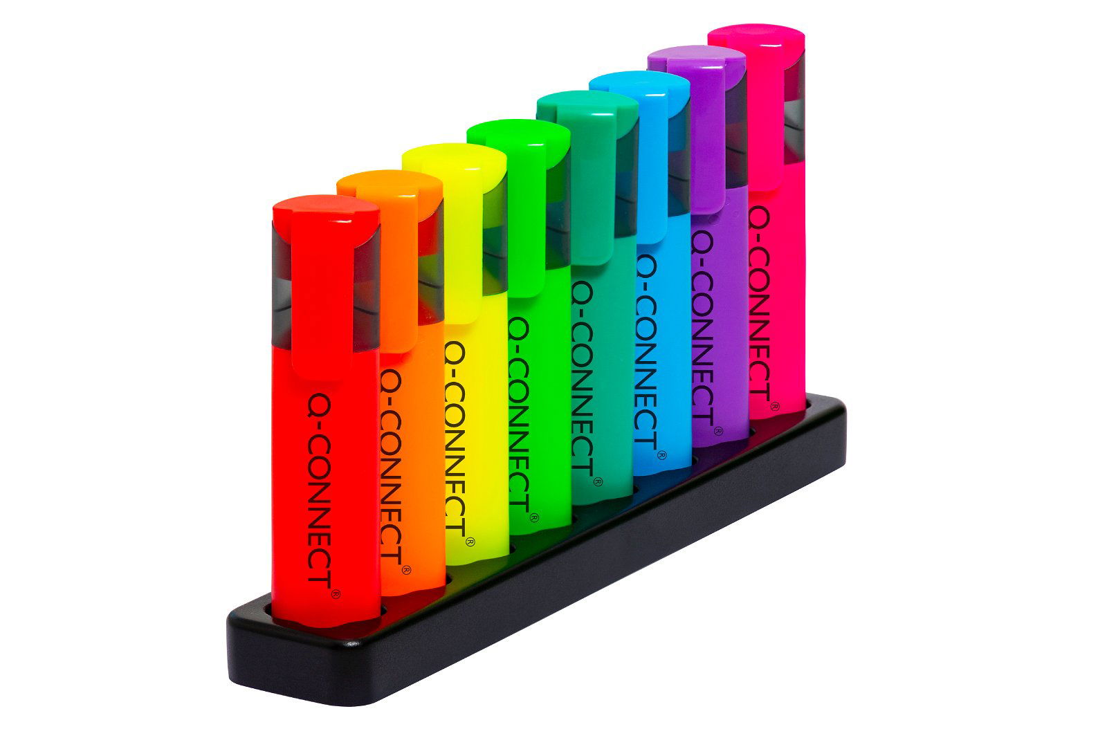 Q-connect tekstmarker deskset 8 farver