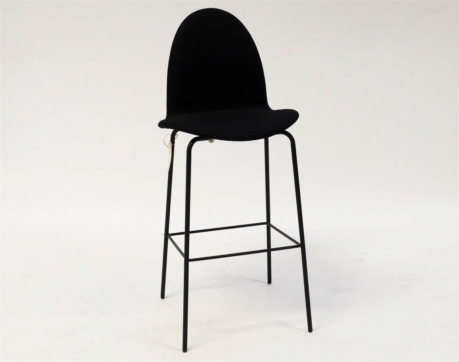 Fumac Ø48 barstol, sort stof