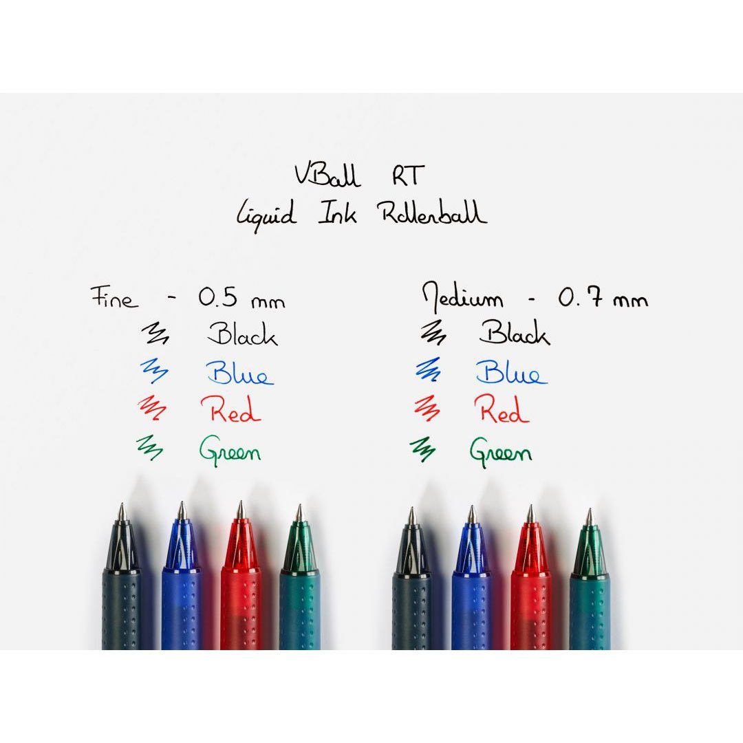 Pilot V Ball RT kuglepen 0,5mm sort