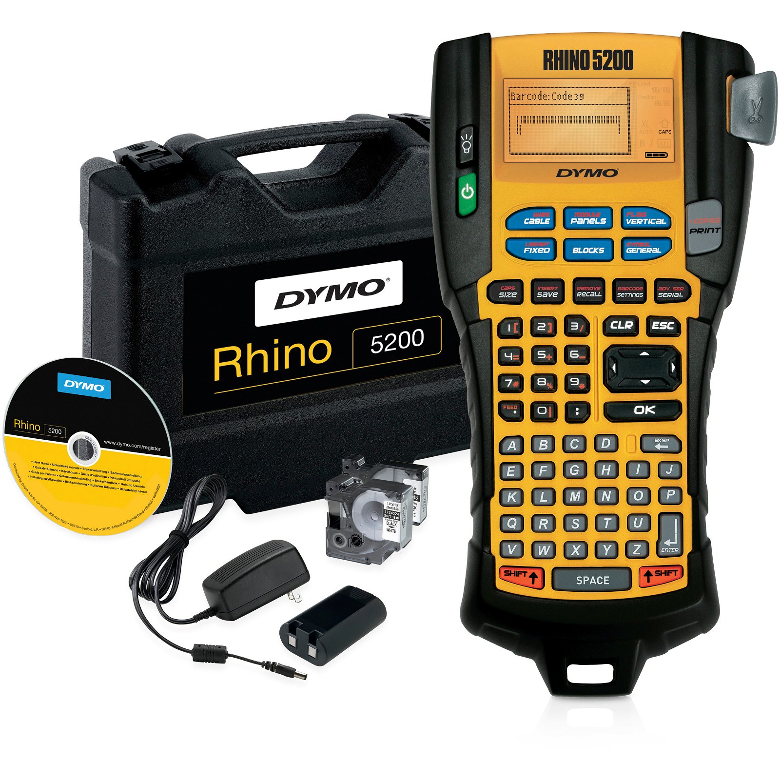 Dymo Rhino 5200 labelprinter kit case
