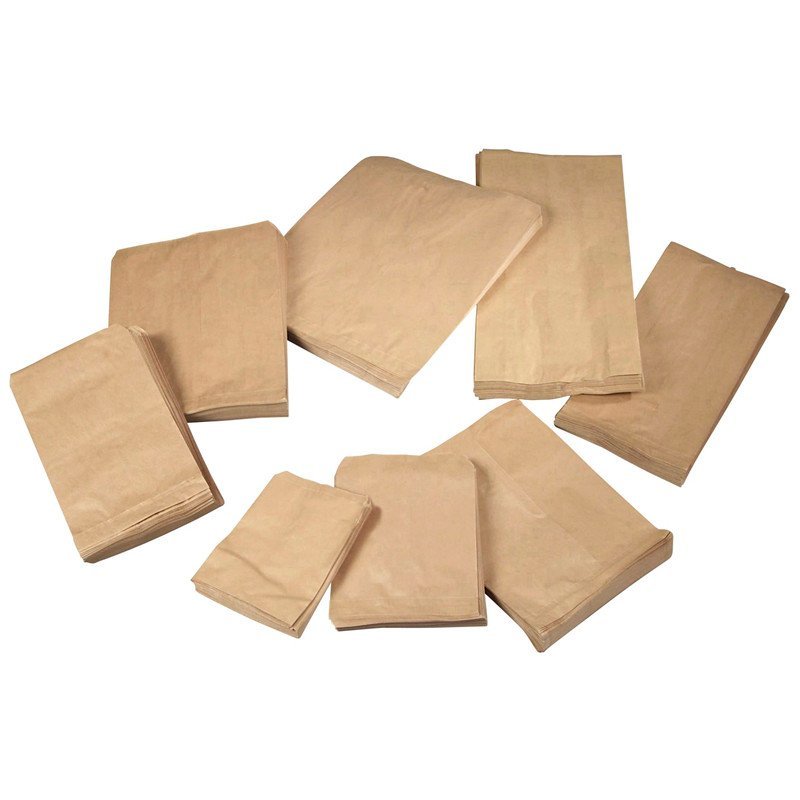 Bagerpose 1.5 kg 200x260+20 mm FSC 40 gr Brun