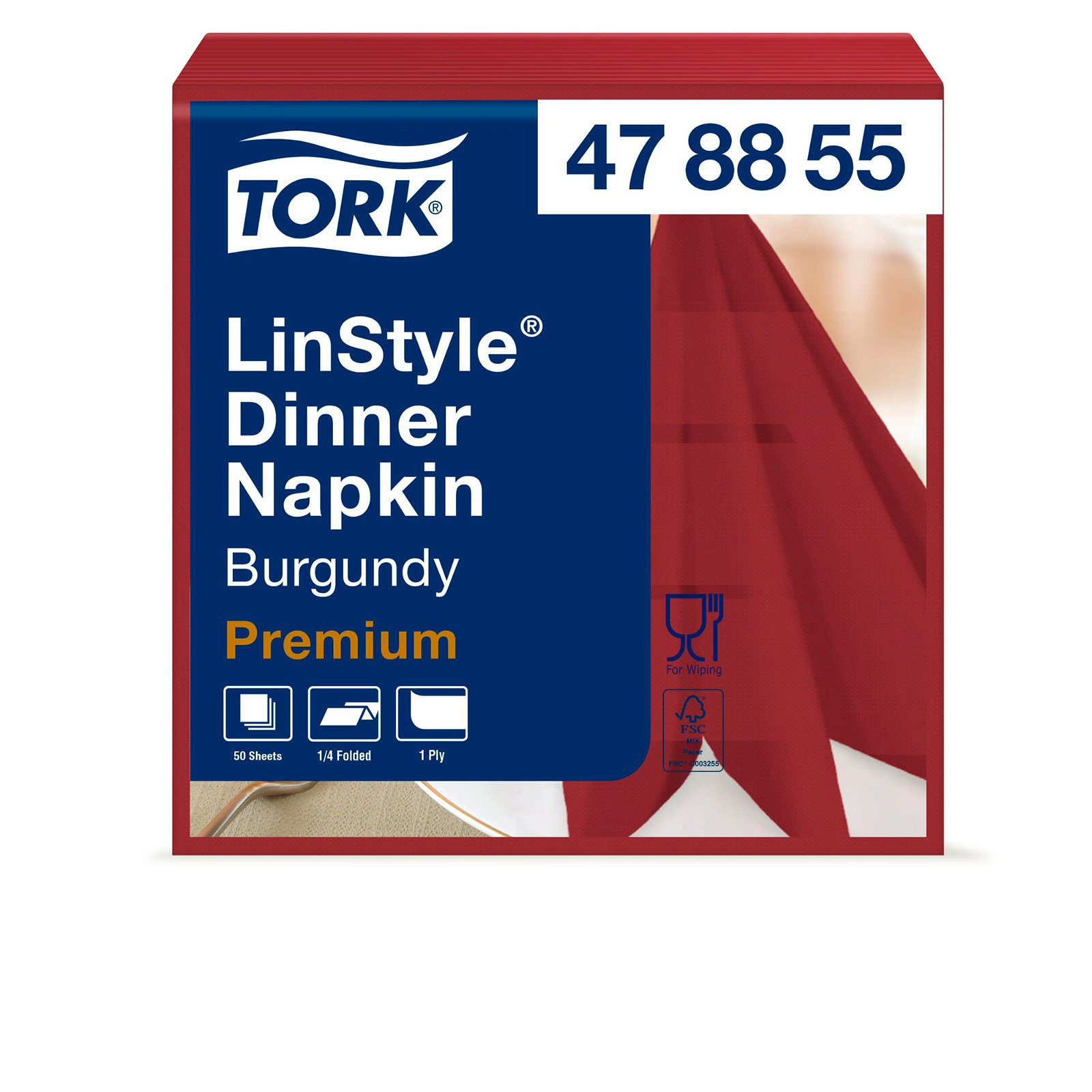 Tork Premium Linstyle middagsservietter