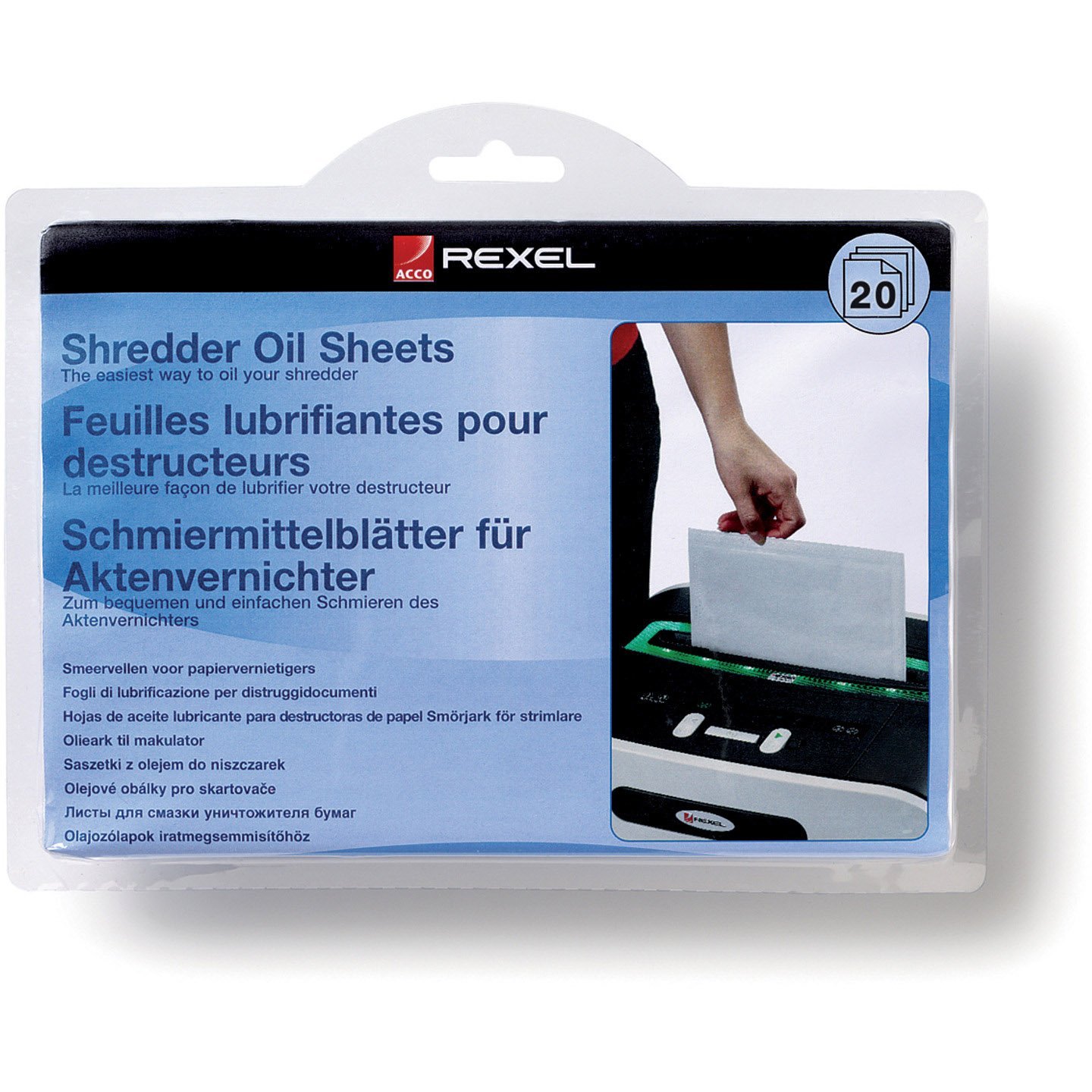 Rexel makulatorolieark A5 20stk