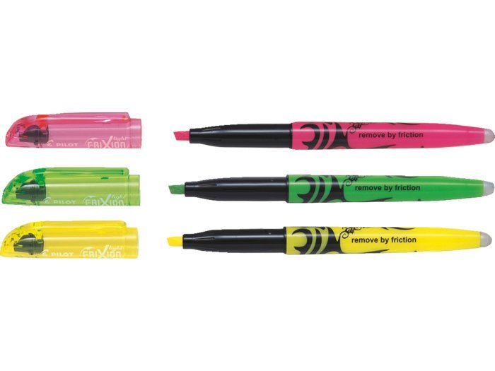 Pilot FriXion Light tekstmarker 3,3mm gul