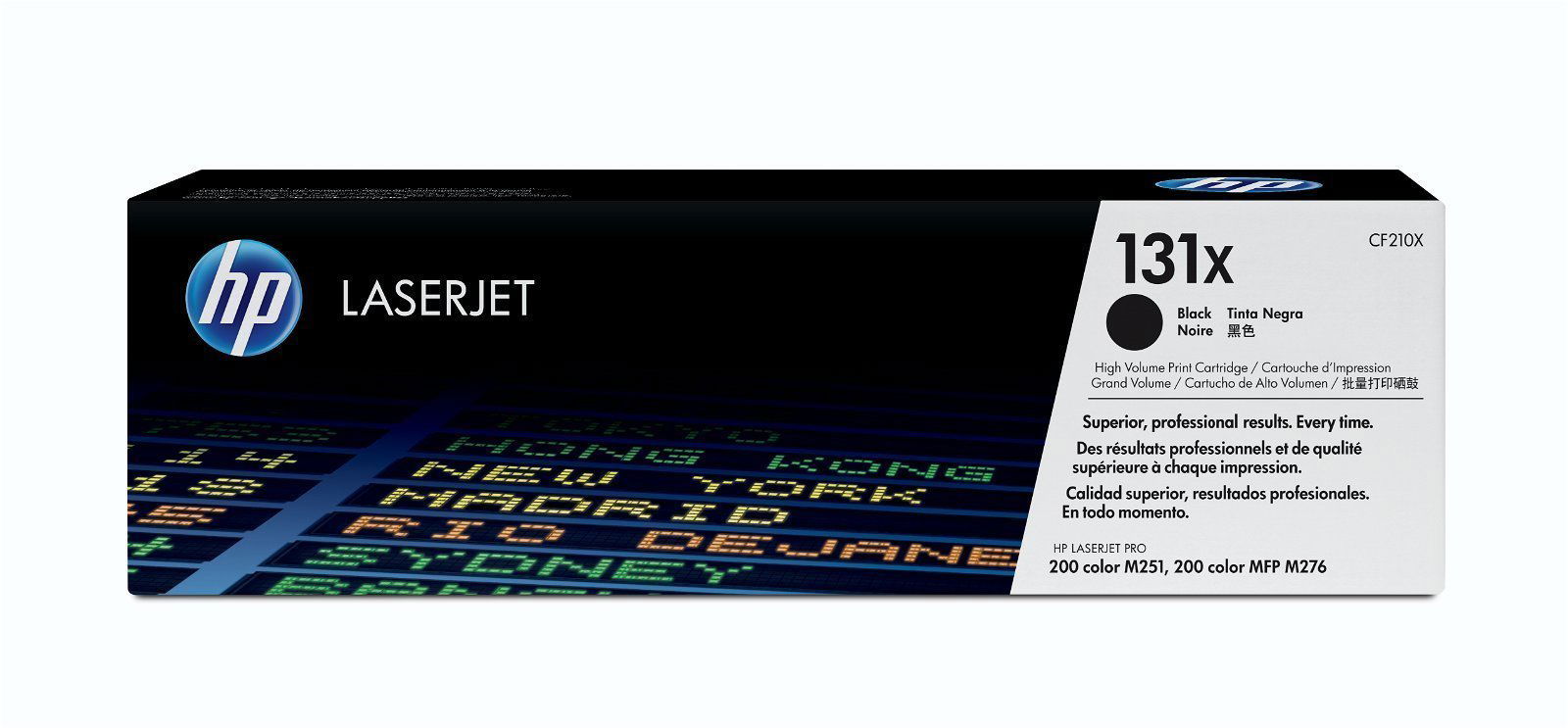 HP 131X CF210X Sort Lasertoner, 2.400 sider