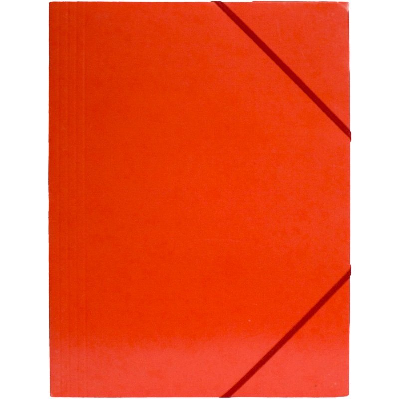BNT elastikmappe Karton rød A4