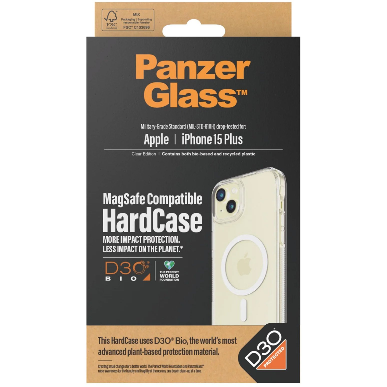 PanzerGlass HardCase t/iPhone 15 plus