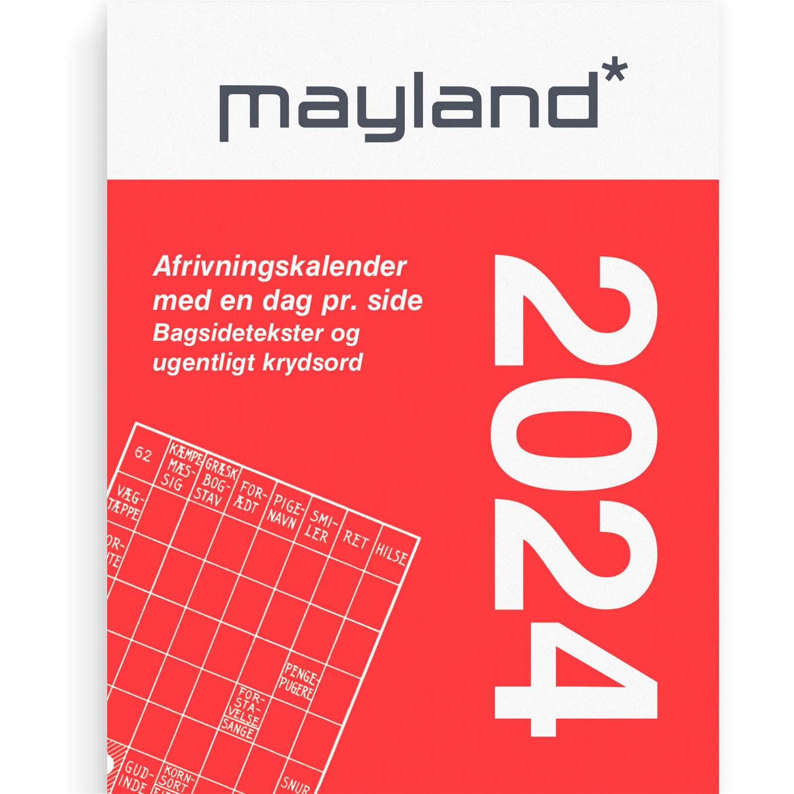 Mayland 2024 24241000 broderikalender 6,4x5cm