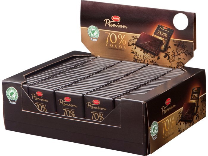Marabou Premium 70% mørkchokolade 120 stk
