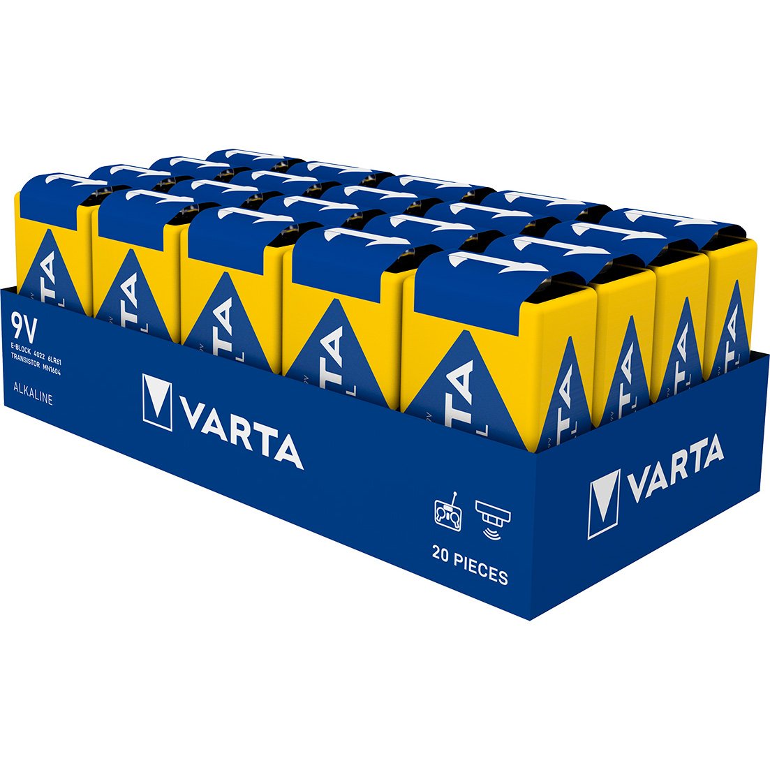 VARTA Industrial batteri 9V/6LR61 9 v 20 stk