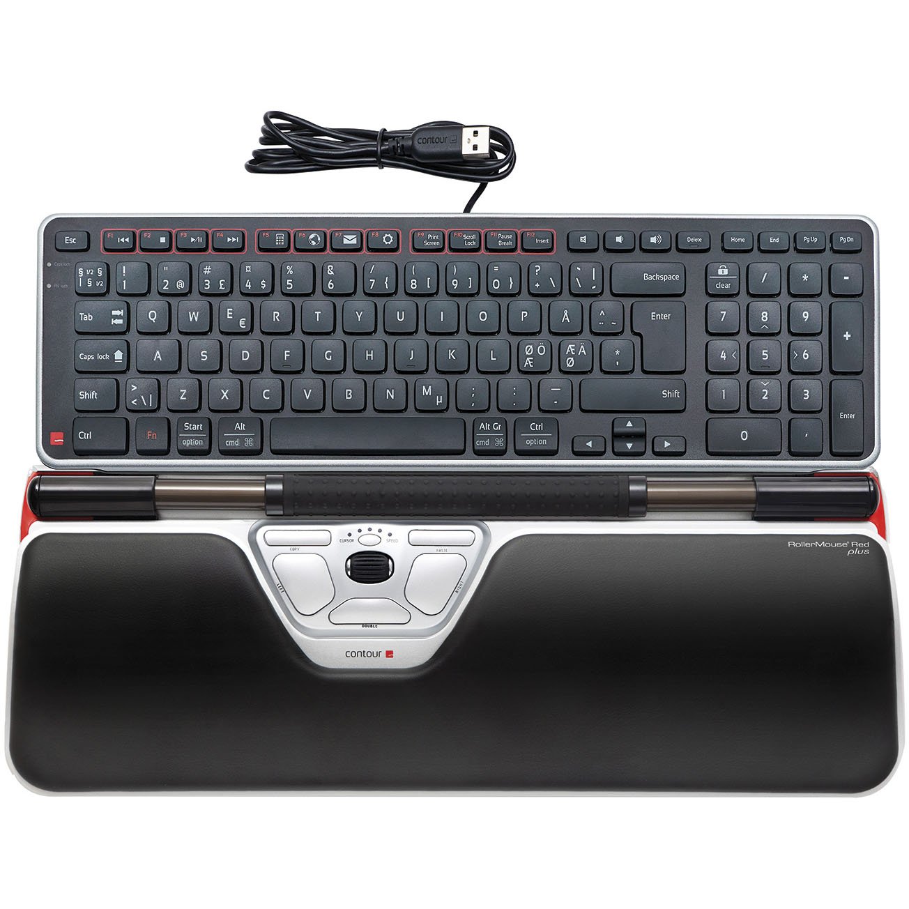 Contour Red Plus ergonomisk mus &amp; Balance tastatur