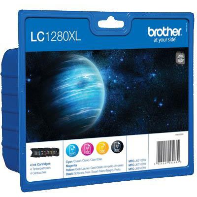 Brother LC128XL blækpatroner flerfarvet