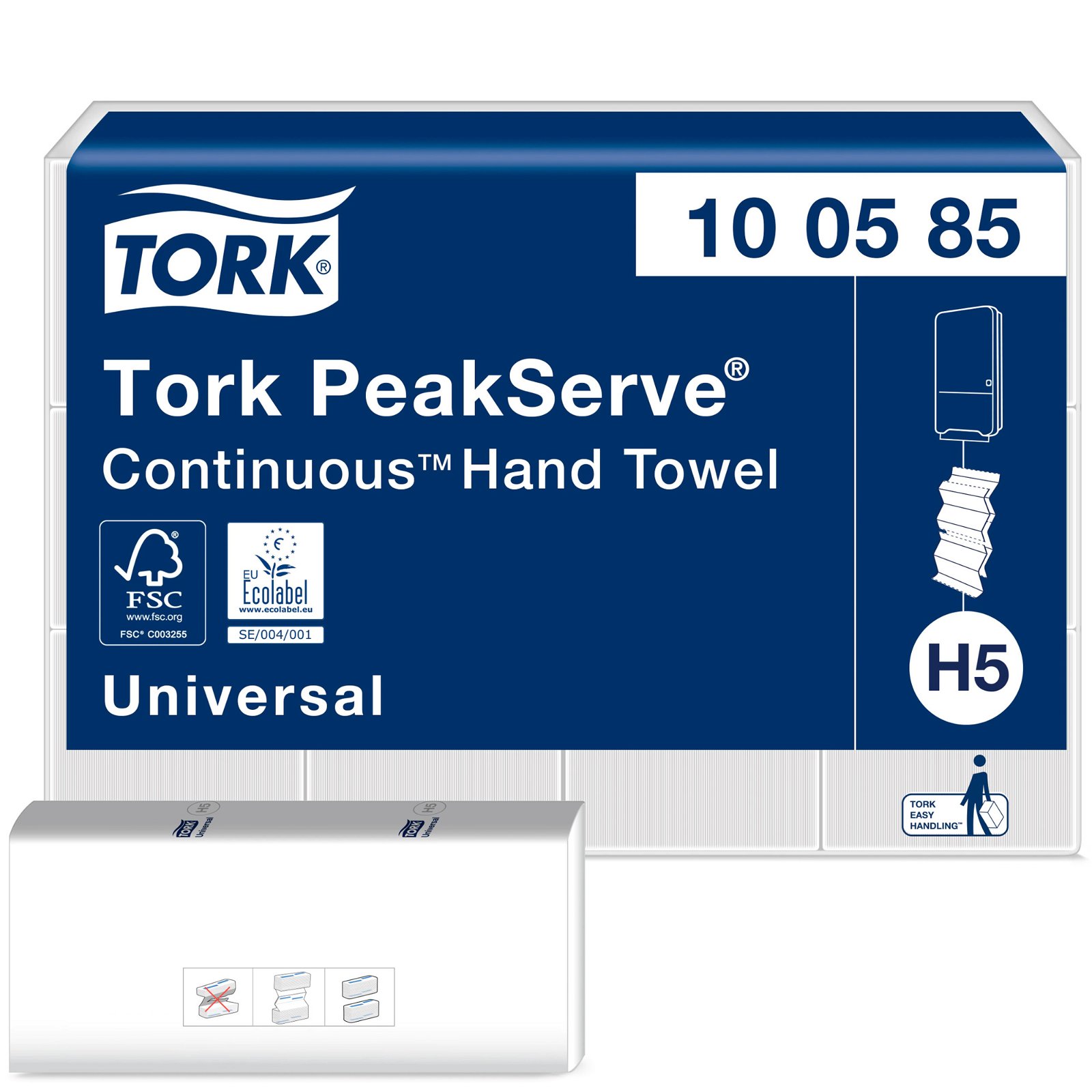 Tork PeakServe håndklædeark H5 1Lag