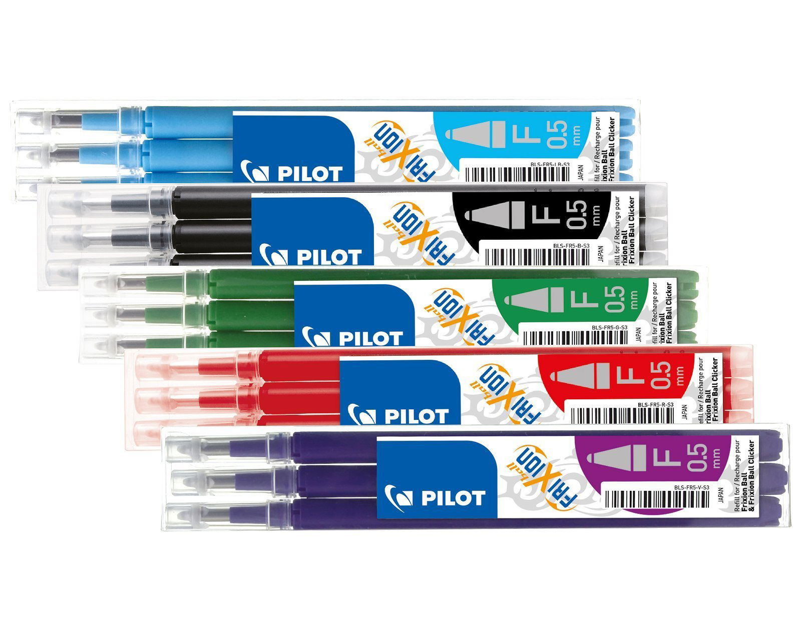 Pilot FriXion Clicker refill 0,5mm rød
