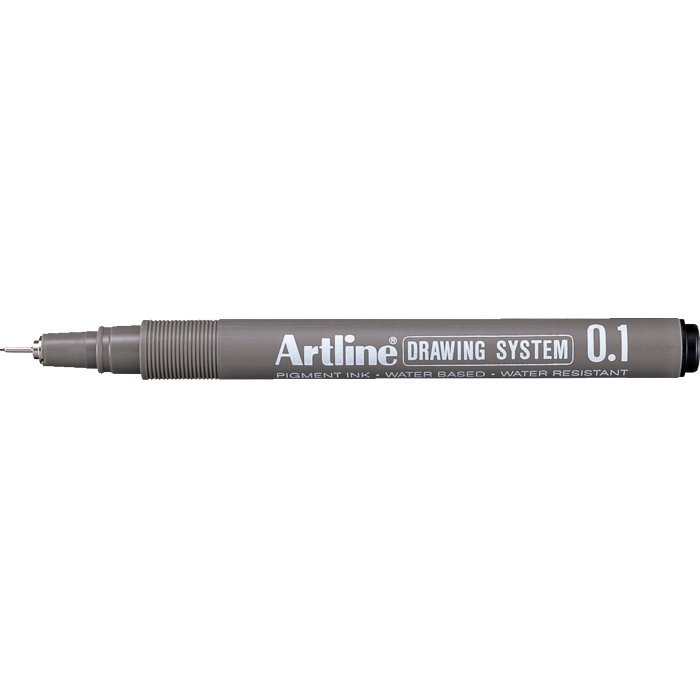 Artline tegnepen , skrivebredde: 1 sort