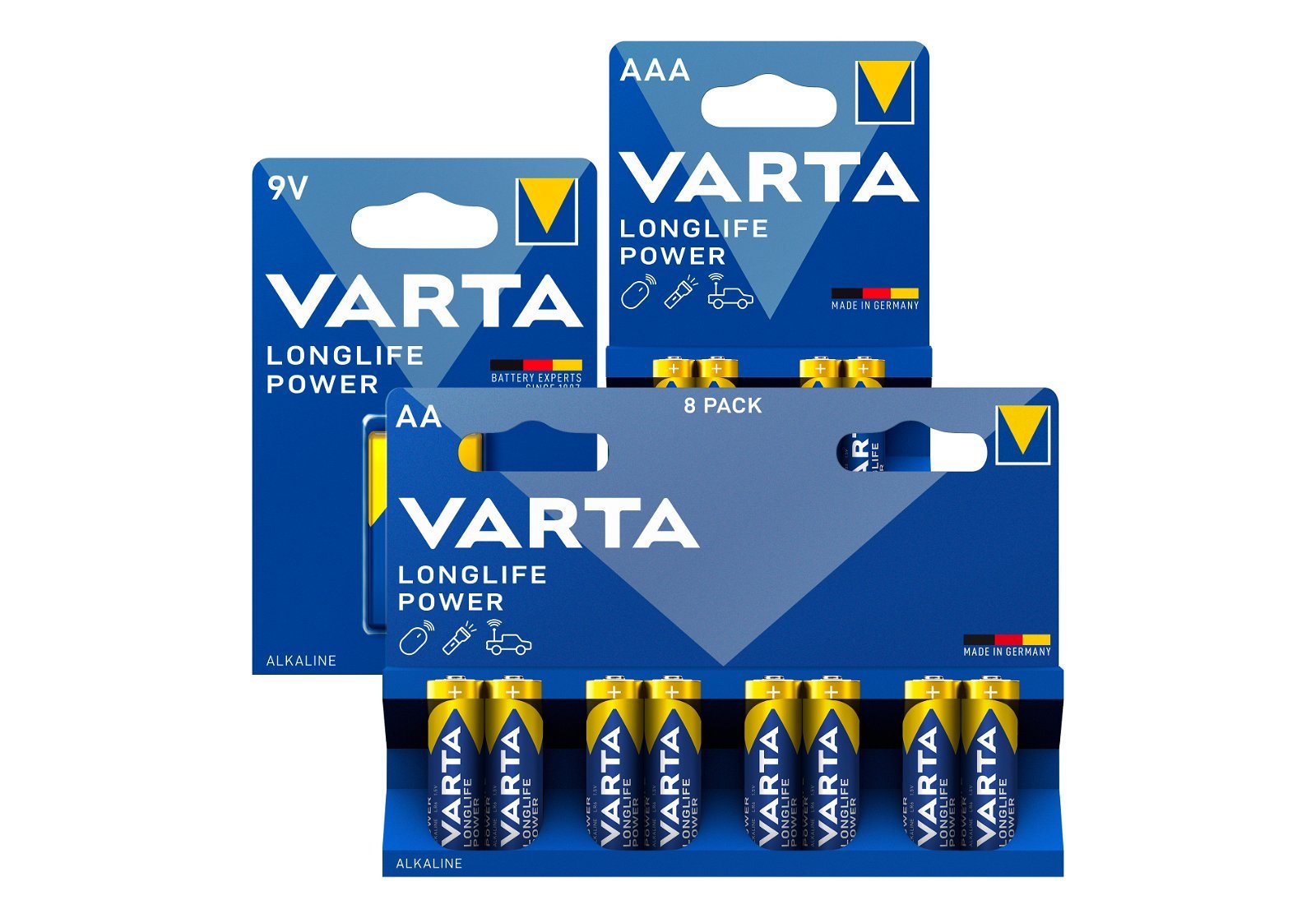 VARTA LongLife Power batteri AAA/LR03 1.5 v 4 stk