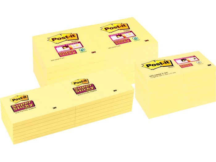 Post-it SS 51 x 51 mm blok i gul