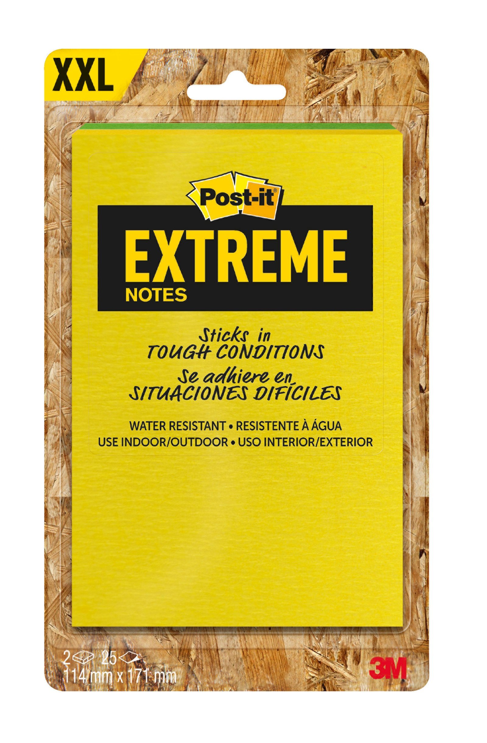Post-it Extreme Notes 171 mm flerfarvet 2 blk