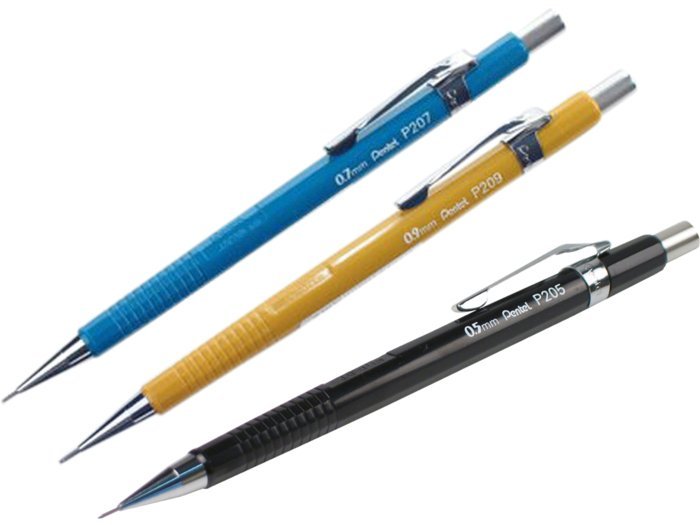 Pentel P205 Pencil sort 0,5 mm