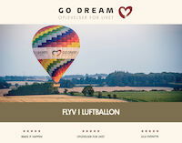 GoDream flyv i luftballon