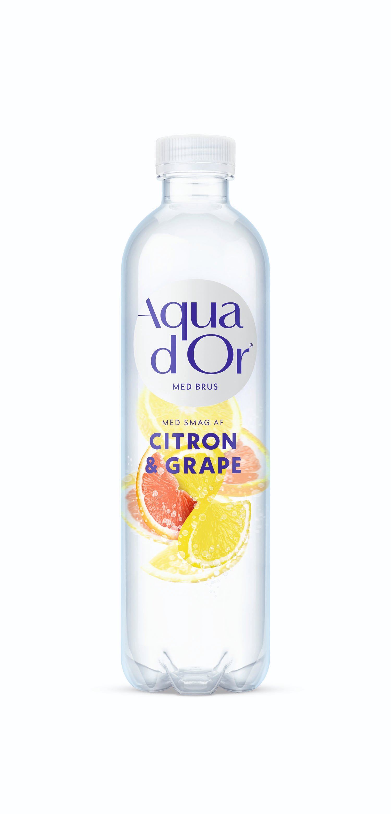 Aqua d’Or kildevand citrus/grape 0,5L inkl. B-pant
