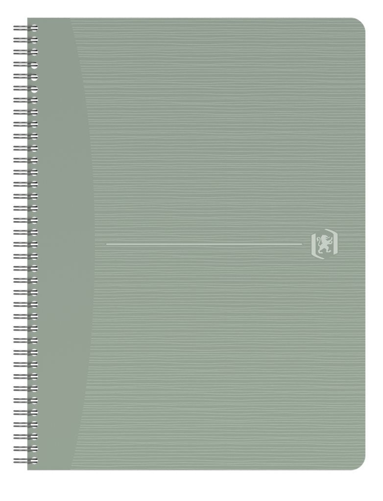OXFORD My Rec’Up A4-notesbog i karton med dobbelttråd, 5×5 kvadreret, 100 sider, ass. farver