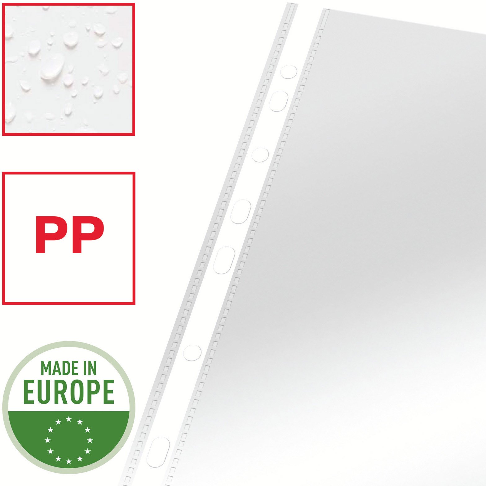 Esselte plastlomme A4 105my 10stk