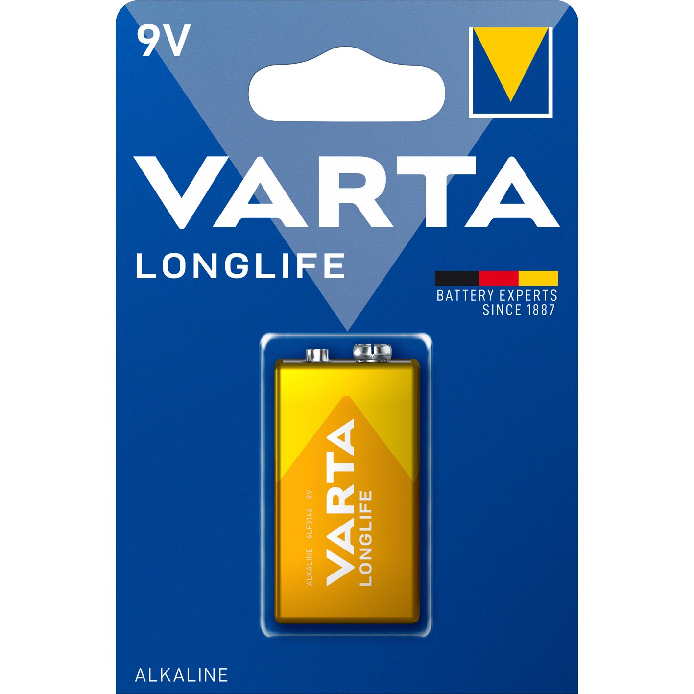 VARTA LongLife batteri 9V/6LP3146 9 v 1 stk