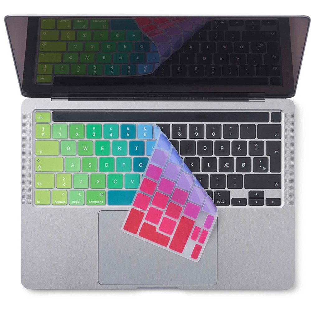 Philbert tastatur cover t/Macbook 13-16"/13" Pro 2022 Flerfarvet