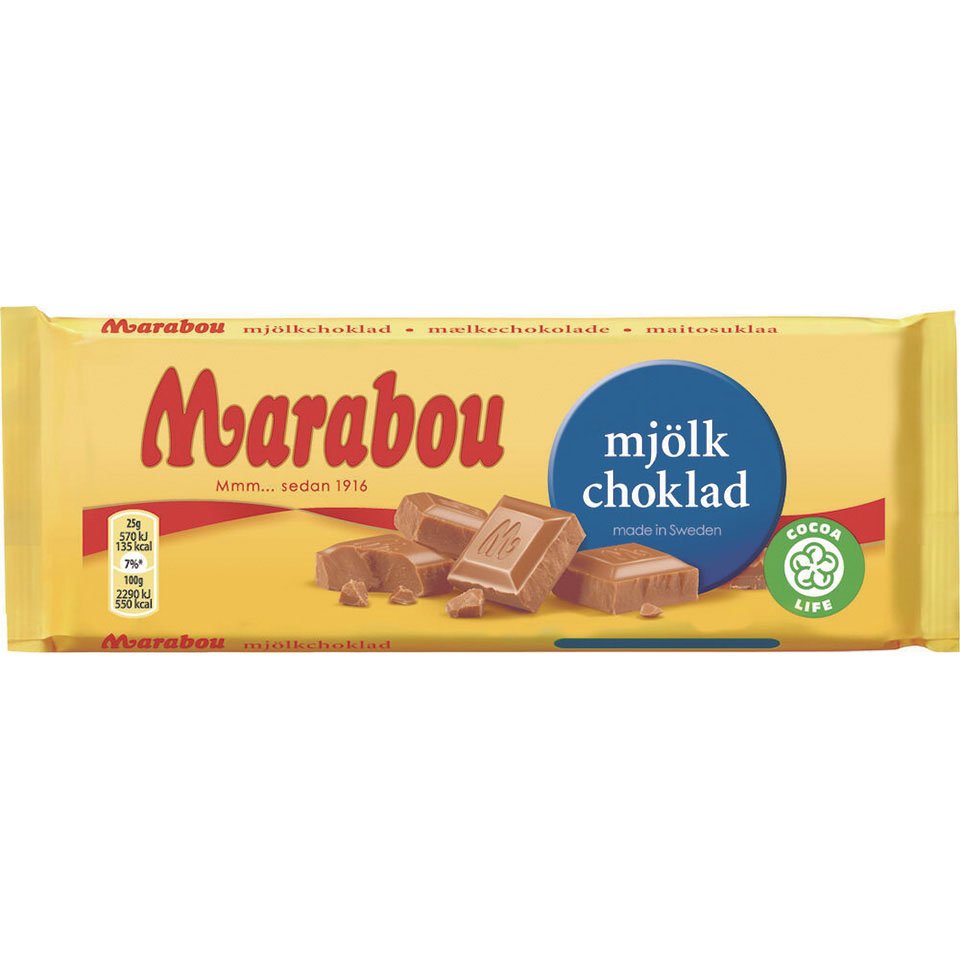 Marabou mælkechokolade 24 pk