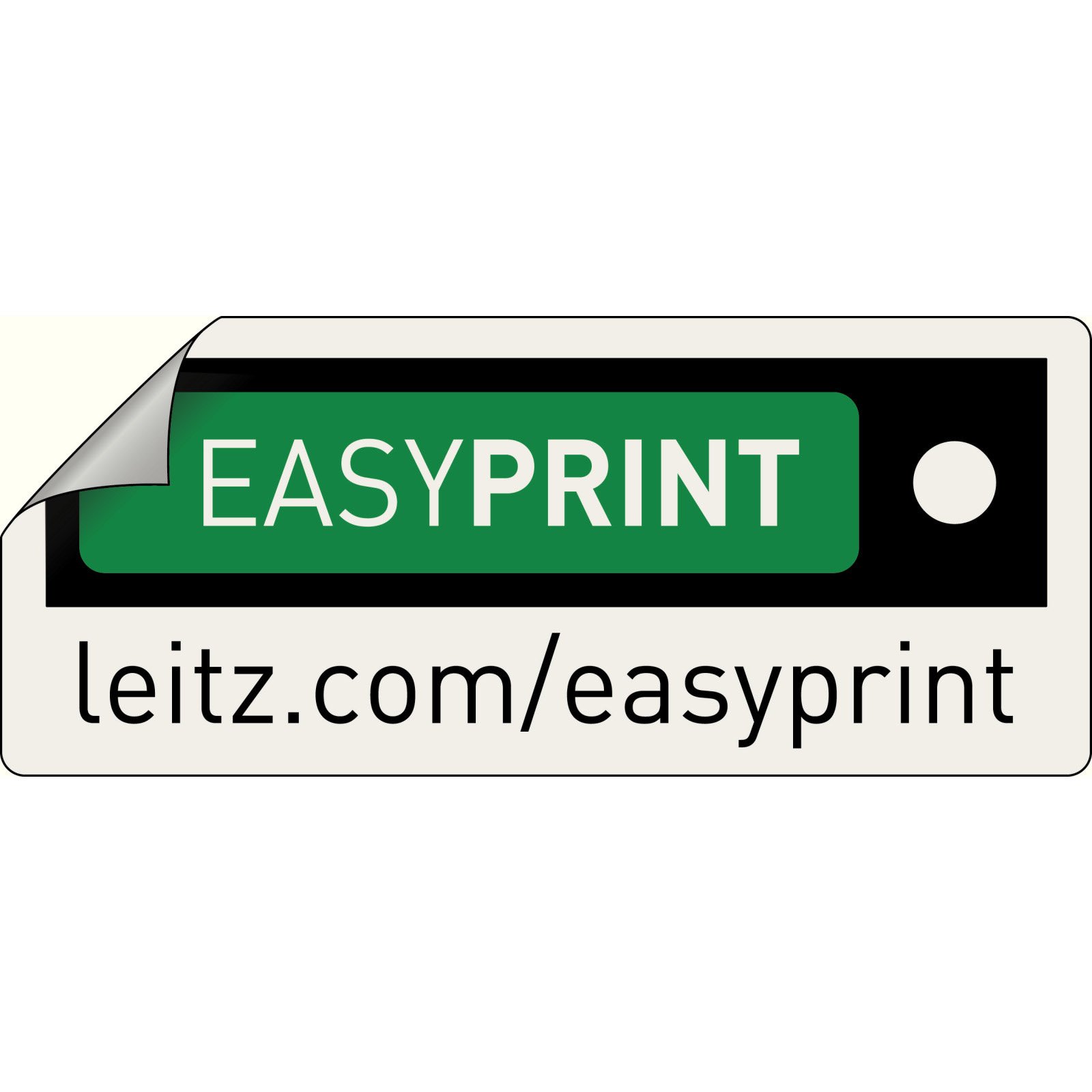 Leitz WOW Maxi printbar register A4 Maxi 1-20 sort;hvid