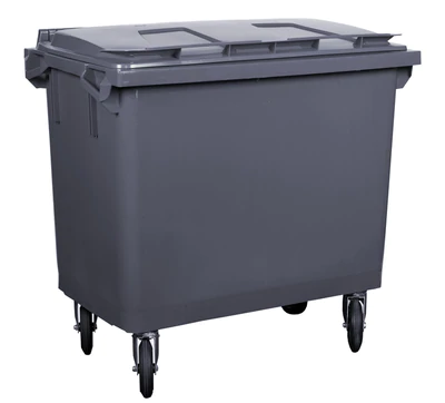 Affaldscontainer Plast koksgra 660 l