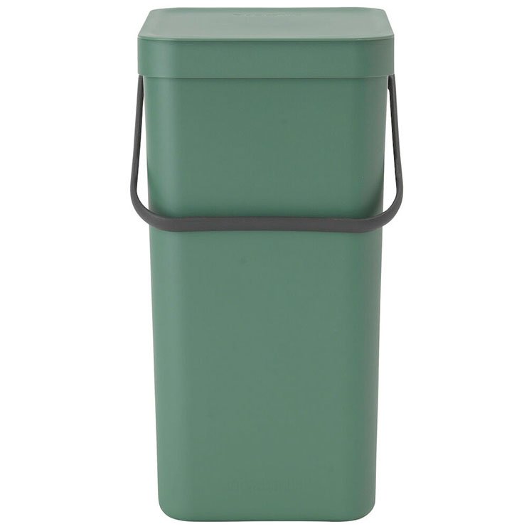 Brabantia Sort & Go affaldsspand med låg & vægbeslag firgreen 16 l