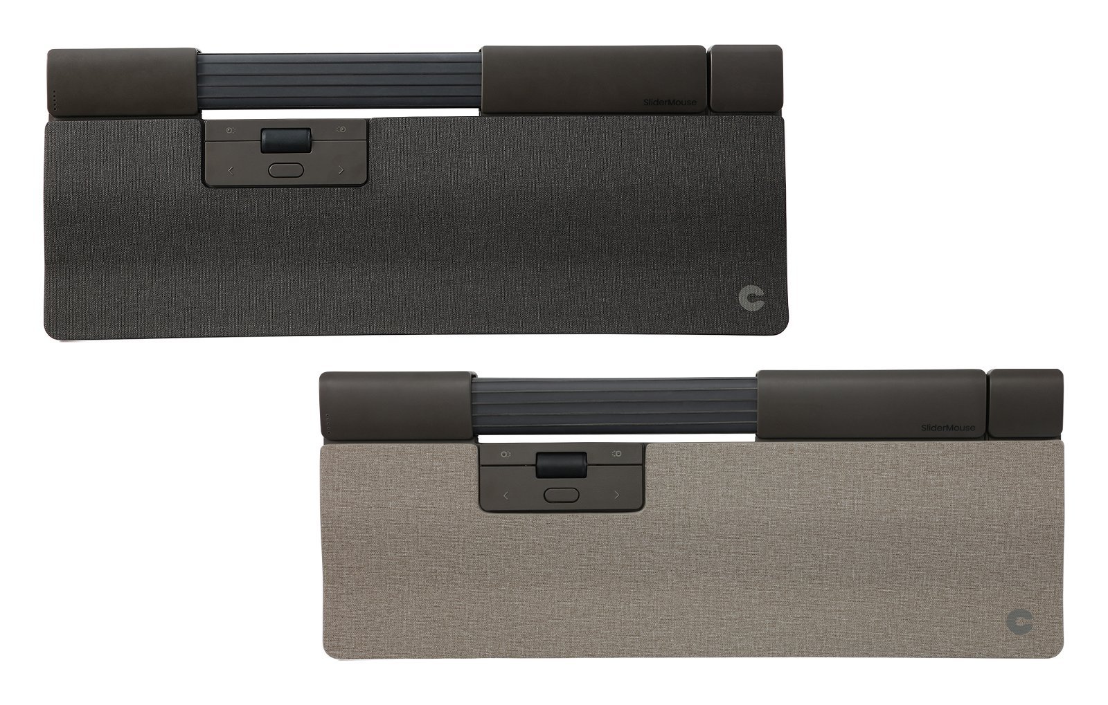 Contour SliderMouse Pro Extended Wireless ergonomisk mus sort;morkegra B:42.4 cm