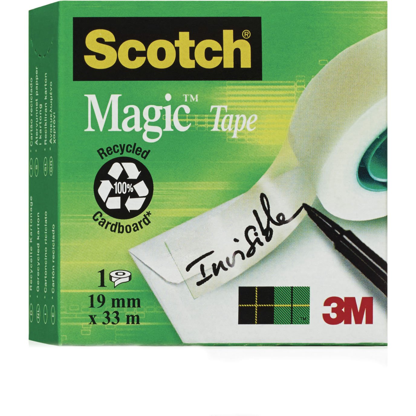 Scotch 810 Magic tape maelkehvid 33 m