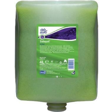 Håndrens Solopol Lime med parfume til Cleanse Heavy 4000 dispensere 4 ltr Grøn