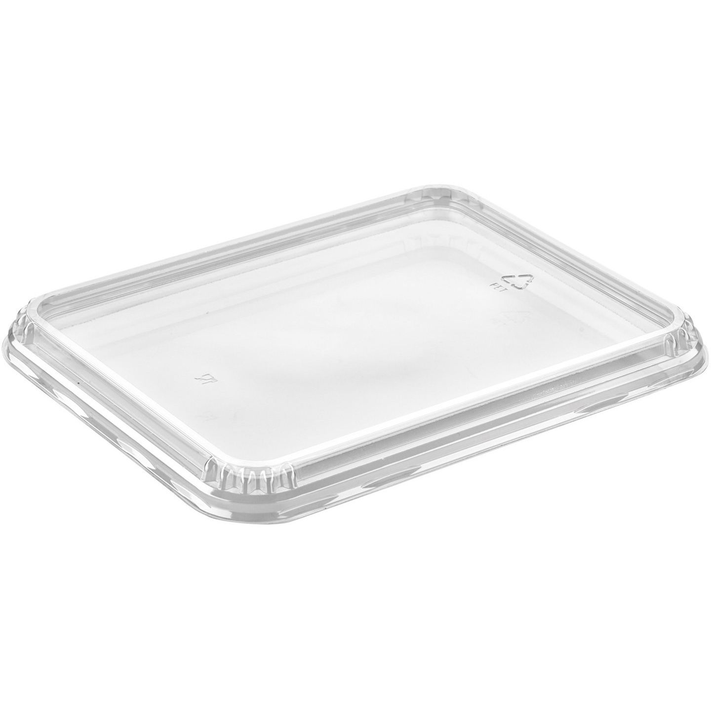 Takeaway plastlåg 182,9x231,9x16,3mm klar