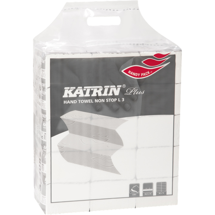 Katrin Plus håndklædeark W-fold 3Lag
