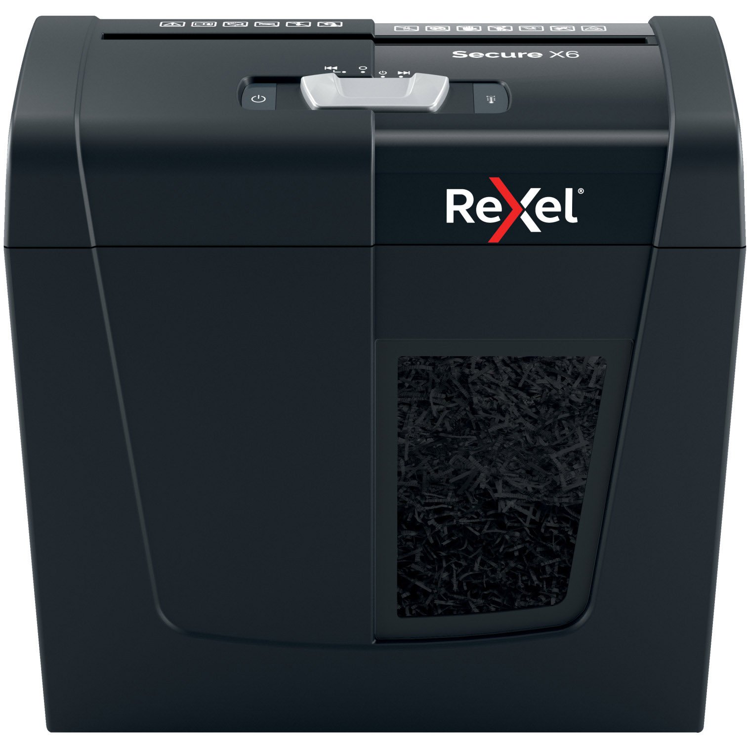 Rexel Secure X6 krydsmakulator P4 10L