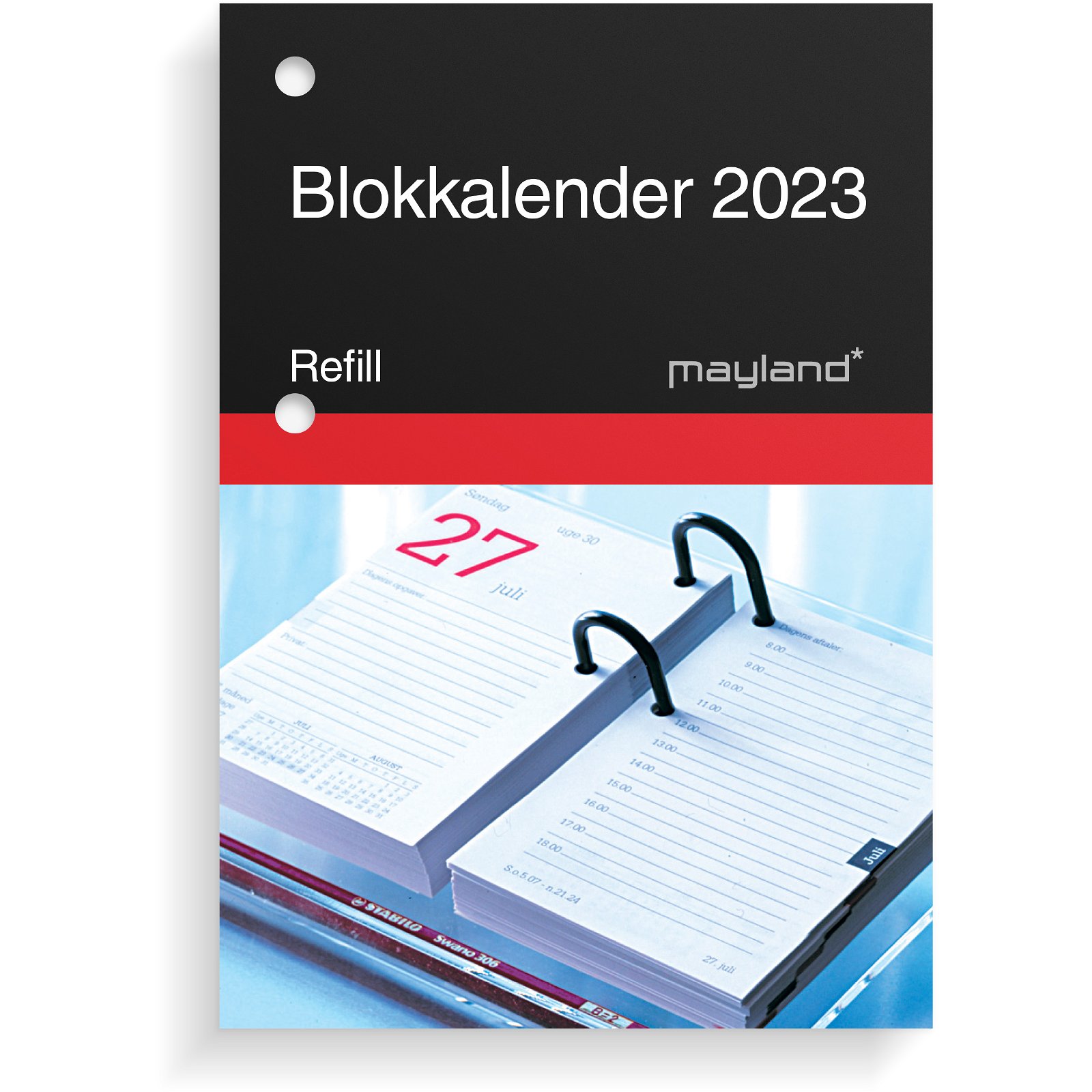 Mayland blokkalender refill 2023