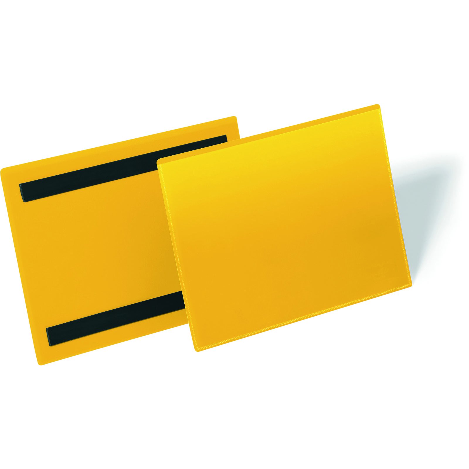 Durable lagerlomme m/magnet A5 tværformat gul