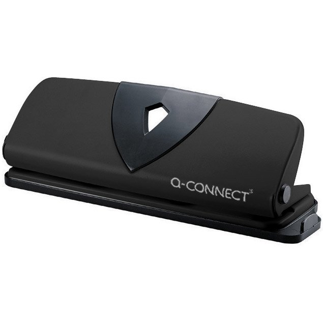 Q-connect hulapparat 4 huller sort
