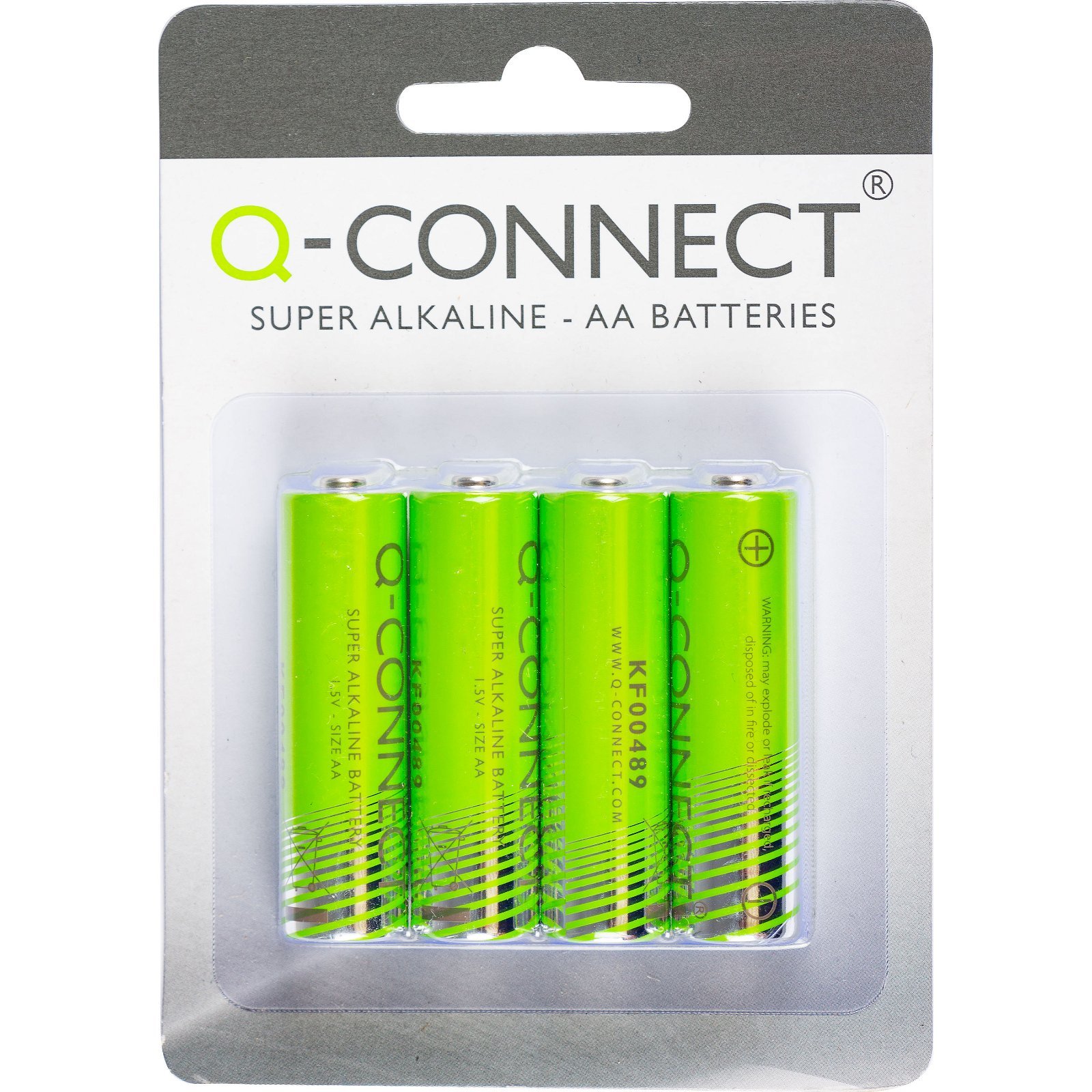 Q-connect AA batteri AA 1.5 v 4 stk