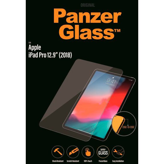 PanzerGlass Case Friendly beskyttelsesglas t/iPad Pro (2018/2020) 12,9&quot; transparent