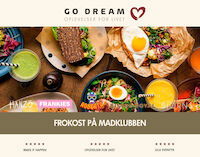 GoDream frokost Madklubben gavekort