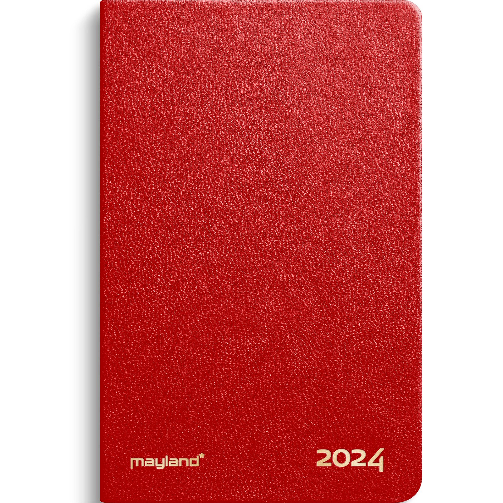 Mayland 2024 24162030 lommekalender 12x7,5cm rød