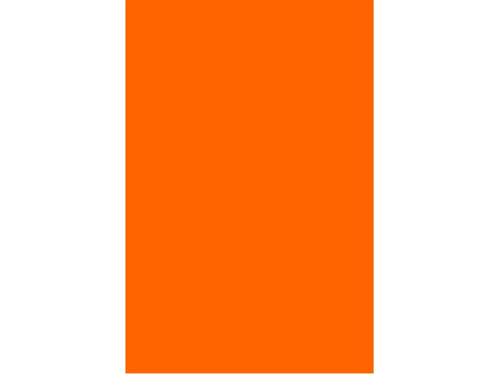 Silkepapir 75x50cm 14g orange 24ark