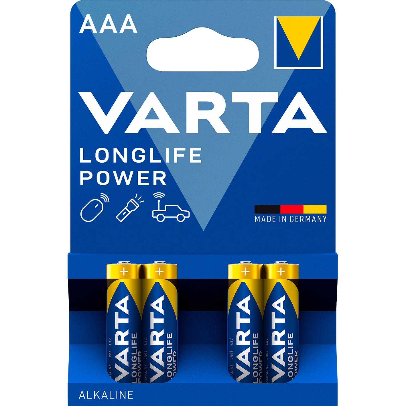 VARTA LongLife Power batteri AAA/LR03 1.5 v 4 stk