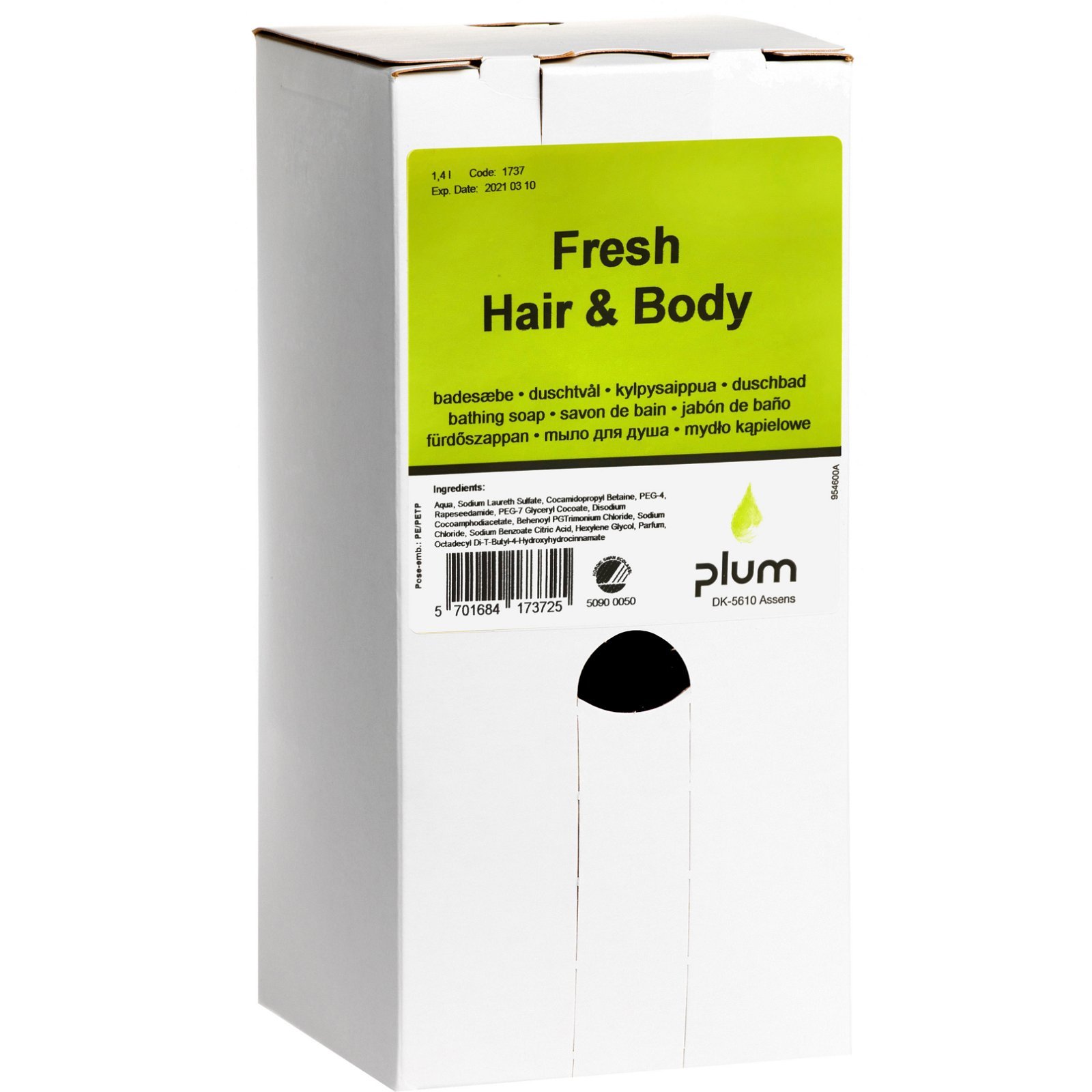 Plum Fresh Hair &amp; Body m/parfume 1.4 l